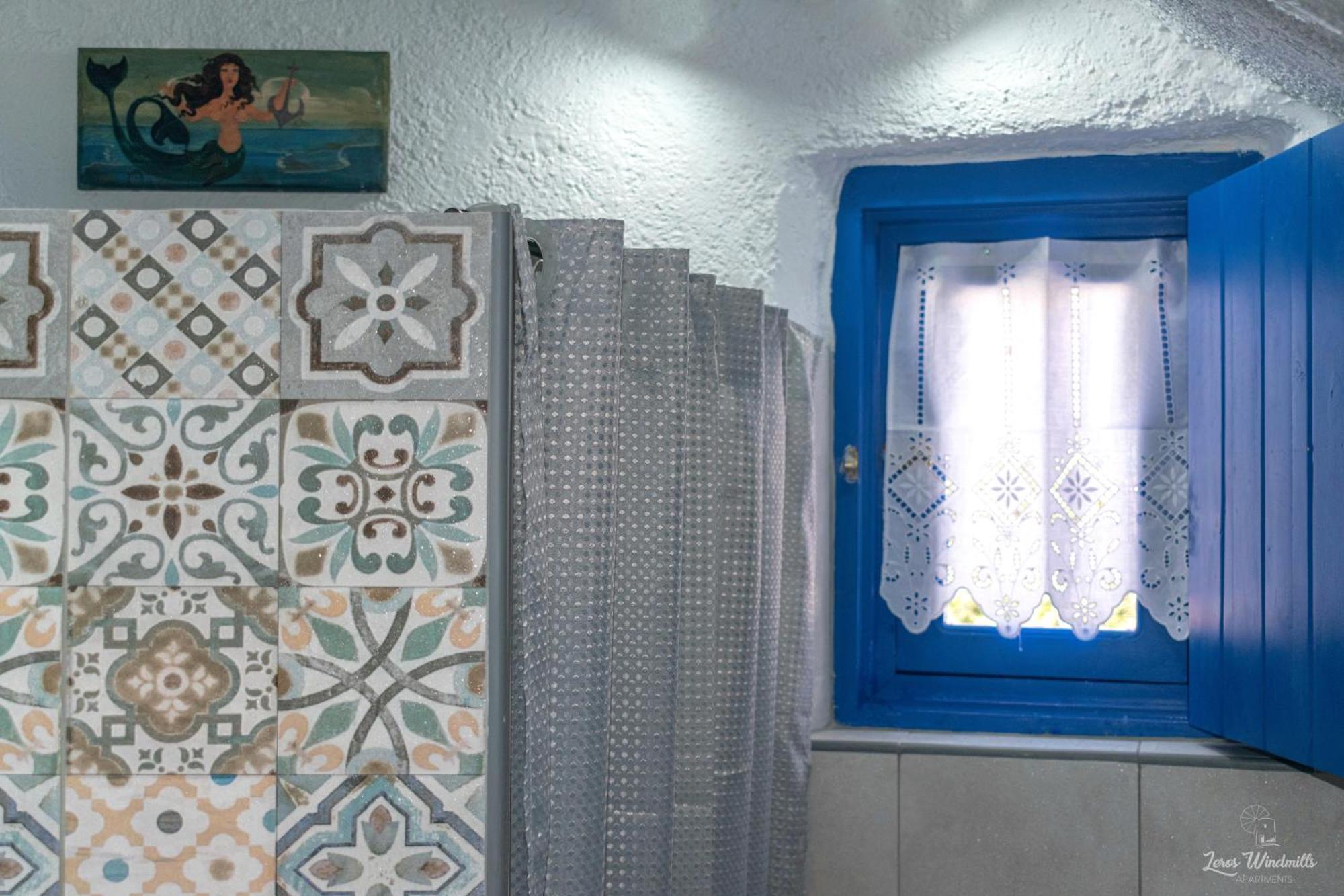 Leros Windmills Apartment Panteli Bilik gambar